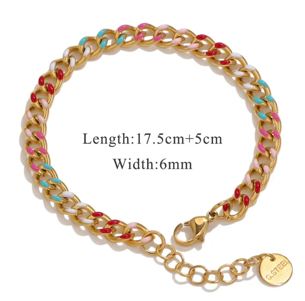 Classic Style Stainless Gold tone Bracelets