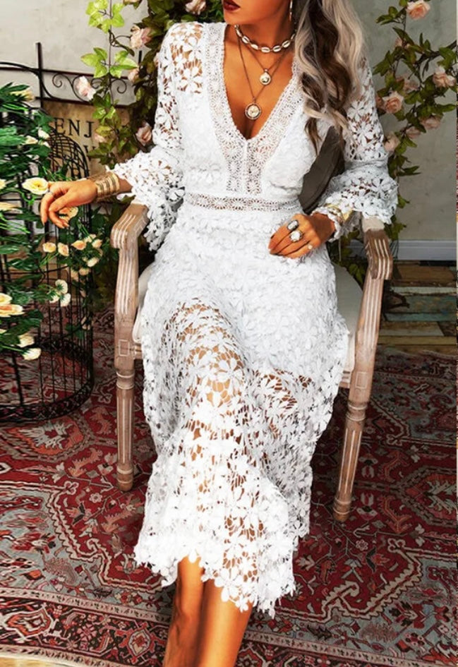 Midi Lace Dress