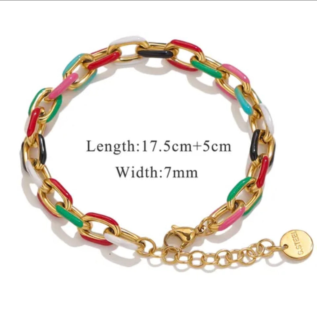 Classic Style Stainless Gold tone Bracelets