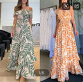 Maxi off the shoulder dress