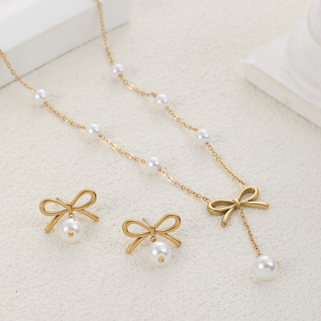 Pearl stainless steel bow set