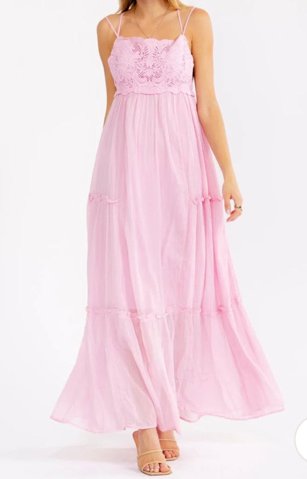 Pink Long Dress