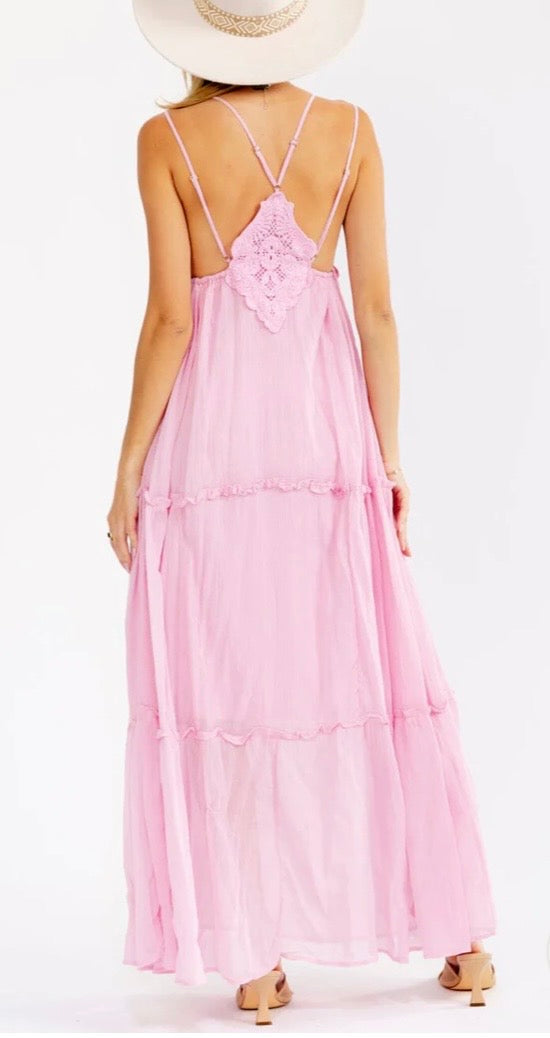 Pink Long Dress