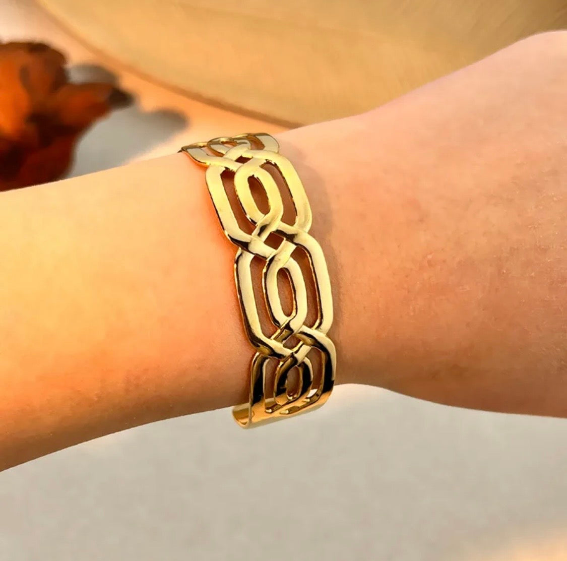 Goldtone Bangle