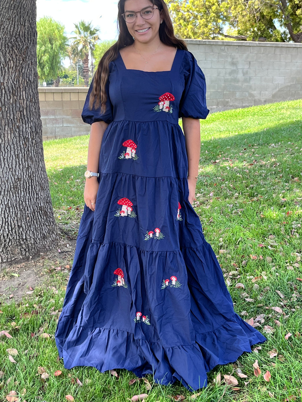 Navy Blue Maxi Dress
